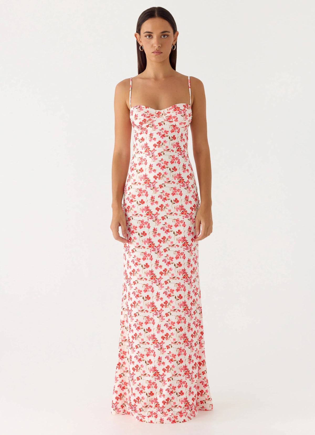Vamonos Maxi Dress - Porcelain Rose