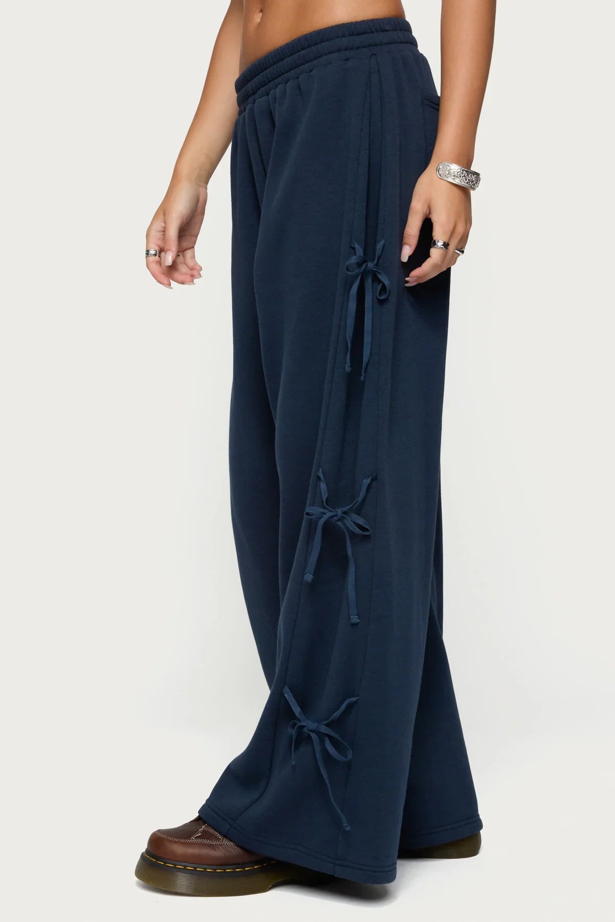 Claudette Baggy Ribbon Sweatpants
