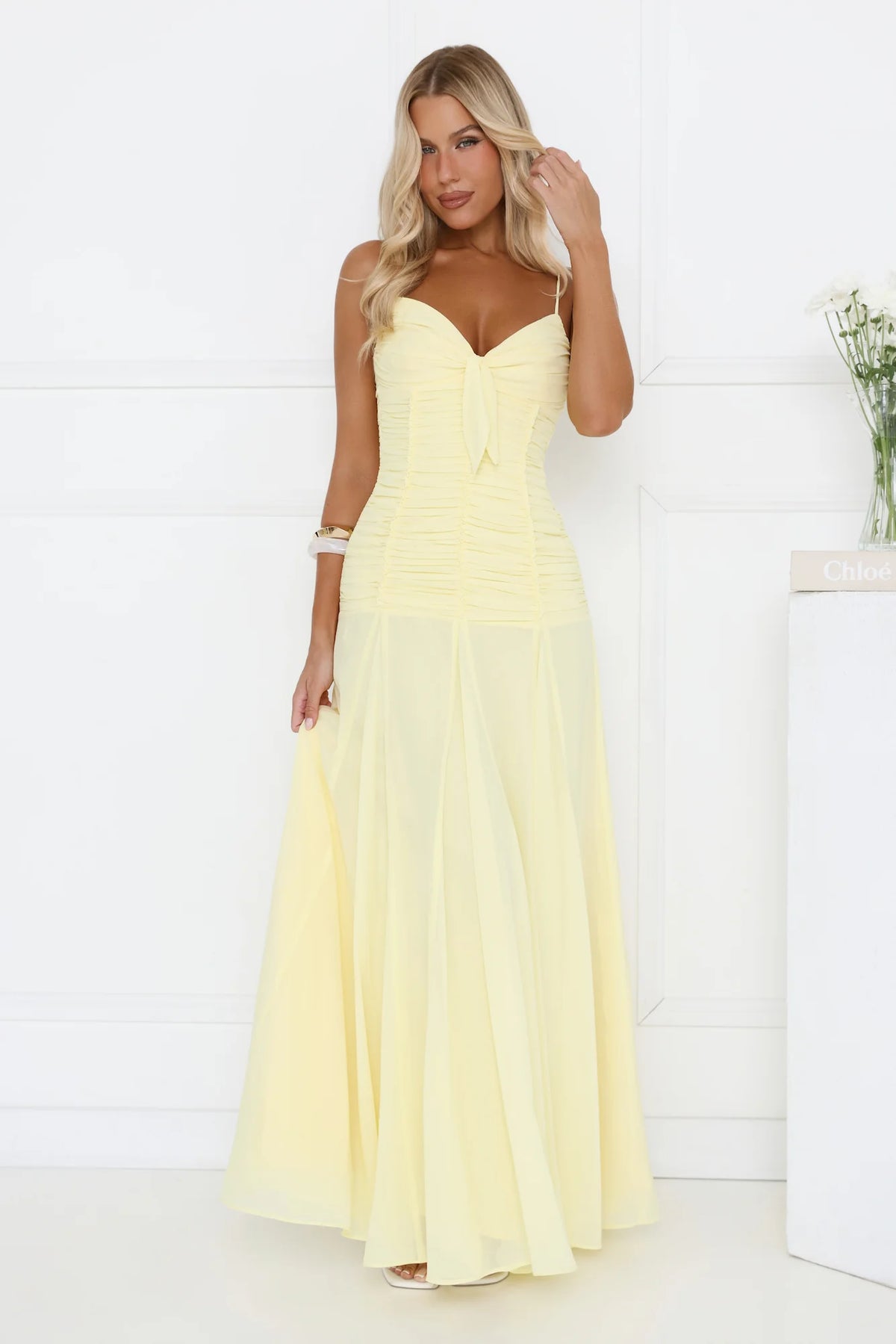 Lemonade Sunshine Maxi Dress Yellow