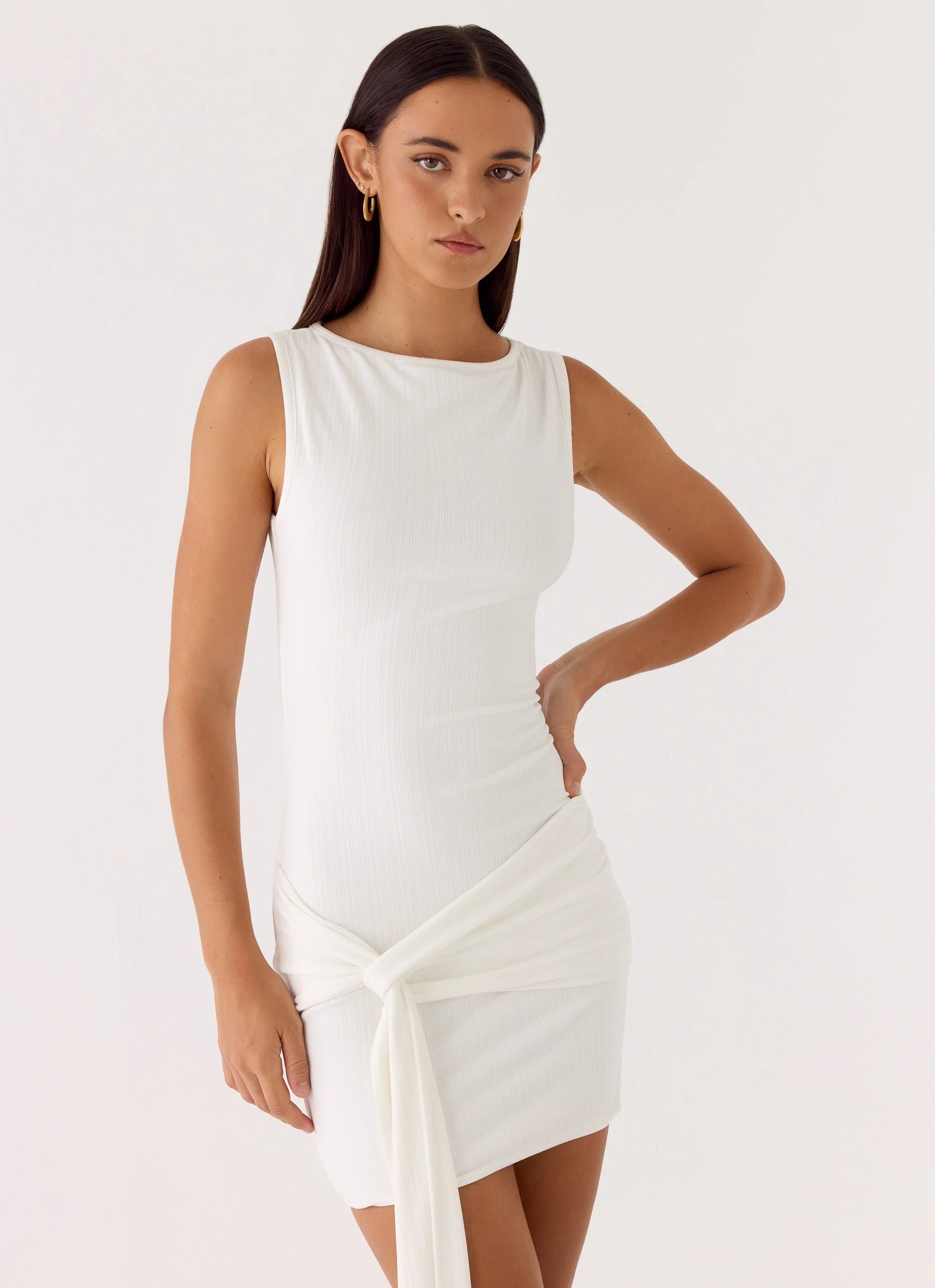 Everly Mini Dress - White